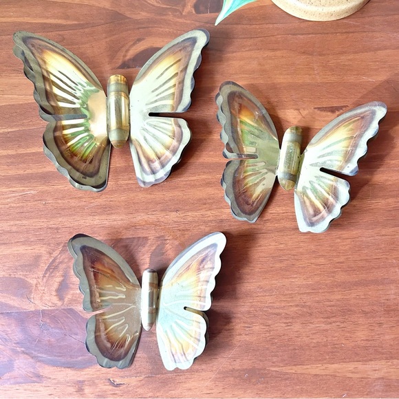 Accents Vintage Gold Butterfly Wall Decor Set Poshmark